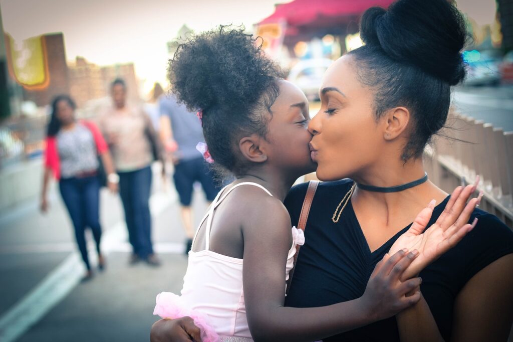 une maman et sa fille